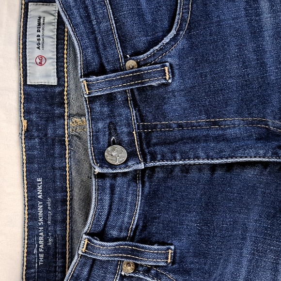 AG the Farrah Skinny Ankle high rise denim jeans sz26 - Picture 5 of 16